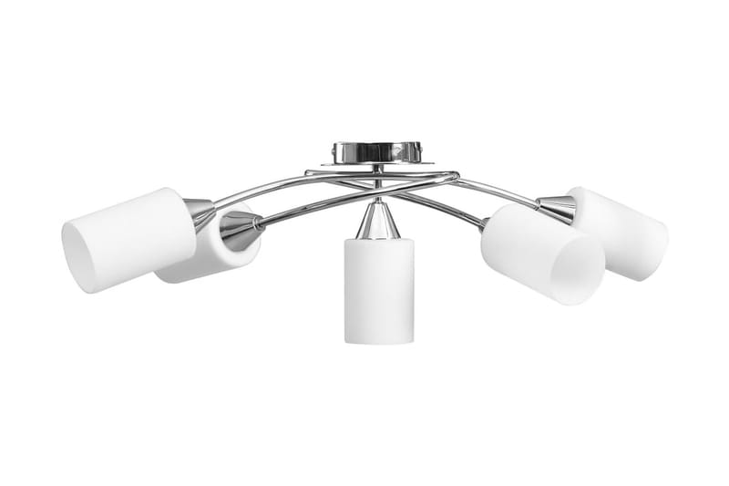 Taklampe keramikkskjermer for 5 E14 lyspærer hvit kjegle - Belysning - Innendørsbelysning & Lamper - Taklampe - Plafondlampe