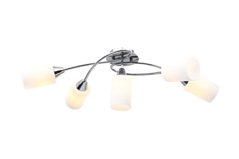 Taklampe keramikkskjermer for 5 E14 lyspærer hvit kjegle - Belysning - Innendørsbelysning & Lamper - Taklampe - Plafondlampe