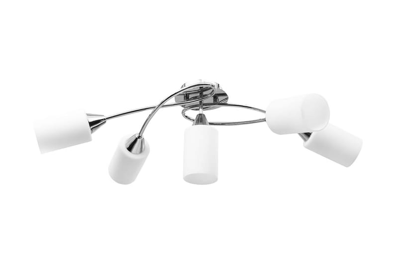 Taklampe keramikkskjermer for 5 E14 lyspærer hvit kjegle - Belysning - Innendørsbelysning & Lamper - Taklampe - Plafondlampe