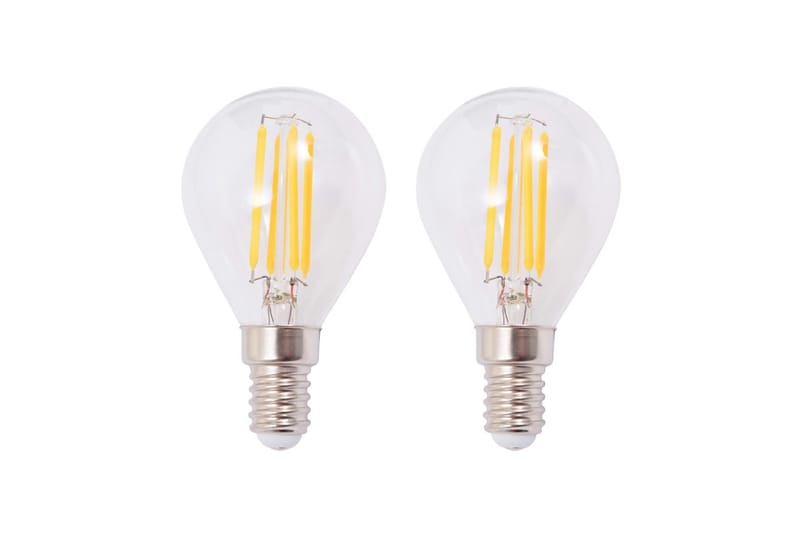 Taklampe med 2 LED-filamentprer 8 W - Svart/Kobber - Plafondlampe - Stuelampe - Soveromslampe