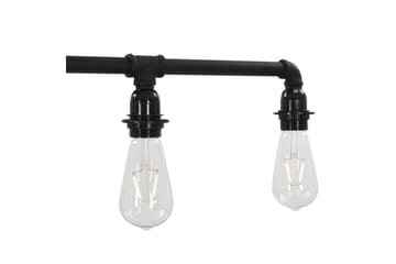 Taklampe svart 5 x E27 lysprer - Svart - Belysning - Innendørsbelysning & Lamper - Taklampe - Plafondlampe