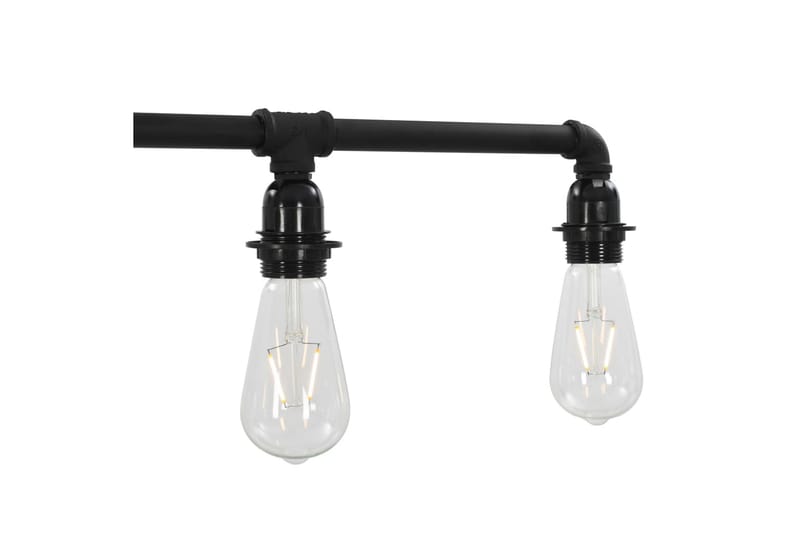 Taklampe svart 5 x E27 lysprer - Svart - Belysning - Innendørsbelysning & Lamper - Taklampe - Plafondlampe