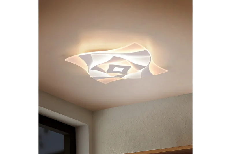 Trio Lighting Akita LED plafond matt hvit - Belysning - Innendørsbelysning & Lamper - Taklampe - Plafondlampe