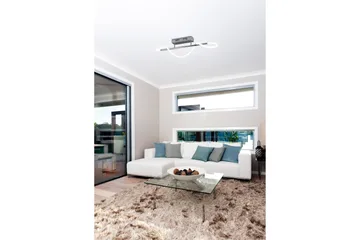 Trio Lighting Argos LED plafond krom 4000K - Belysning - Innendørsbelysning & Lamper - Taklampe - Plafondlampe