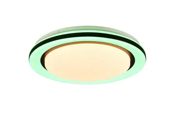 Trio Lighting Cartida LED plafond hvit stjernelys RGB - Belysning - Innendørsbelysning & Lamper - Taklampe - Plafondlampe
