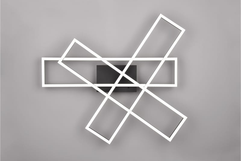 Trio Lighting Corso LED Taklampe Matt Svart - Belysning - Innendørsbelysning & Lamper - Taklampe - Plafondlampe