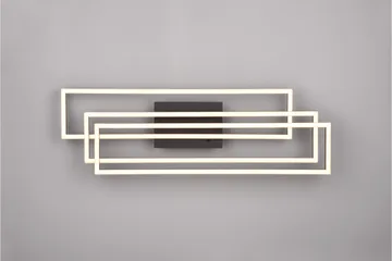 Trio Lighting Corso LED Taklampe Matt Svart - Belysning - Innendørsbelysning & Lamper - Taklampe - Plafondlampe