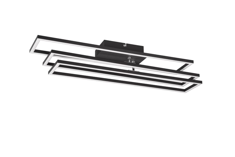 Trio Lighting Corso LED Taklampe Matt Svart - Belysning - Innendørsbelysning & Lamper - Taklampe - Plafondlampe