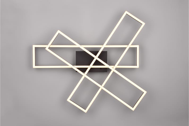 Trio Lighting Corso LED Taklampe Matt Svart - Belysning - Innendørsbelysning & Lamper - Taklampe - Plafondlampe