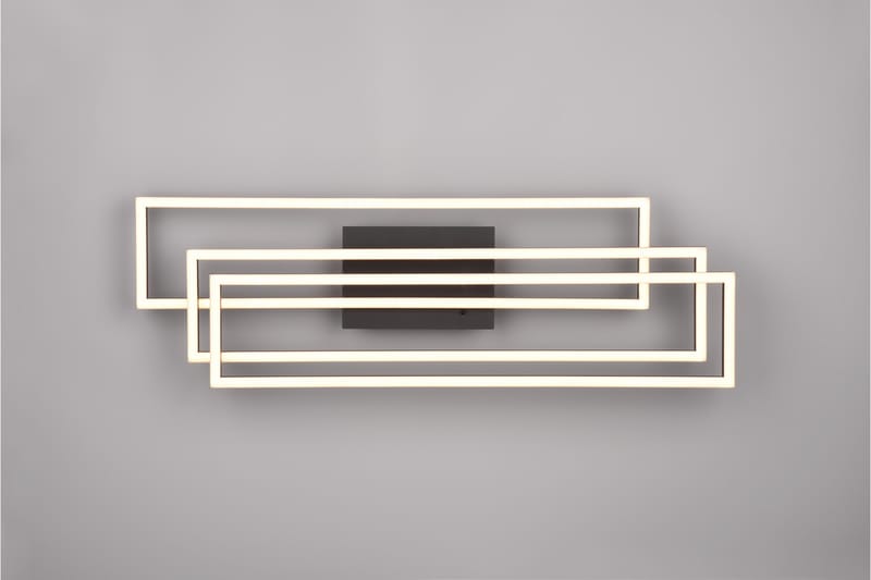 Trio Lighting Corso LED Taklampe Matt Svart - Belysning - Innendørsbelysning & Lamper - Taklampe - Plafondlampe