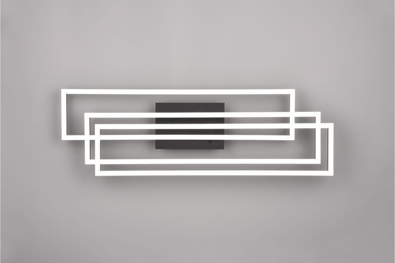 Trio Lighting Corso LED Taklampe Matt Svart - Belysning - Innendørsbelysning & Lamper - Taklampe - Plafondlampe