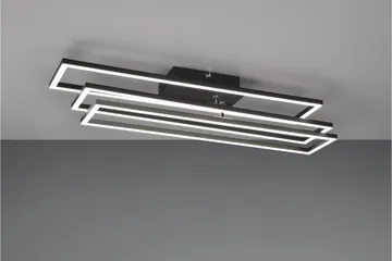 Trio Lighting Corso LED Taklampe Matt Svart - Belysning - Innendørsbelysning & Lamper - Taklampe - Plafondlampe
