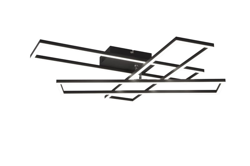 Trio Lighting Corso LED Taklampe Matt Svart - Belysning - Innendørsbelysning & Lamper - Taklampe - Plafondlampe