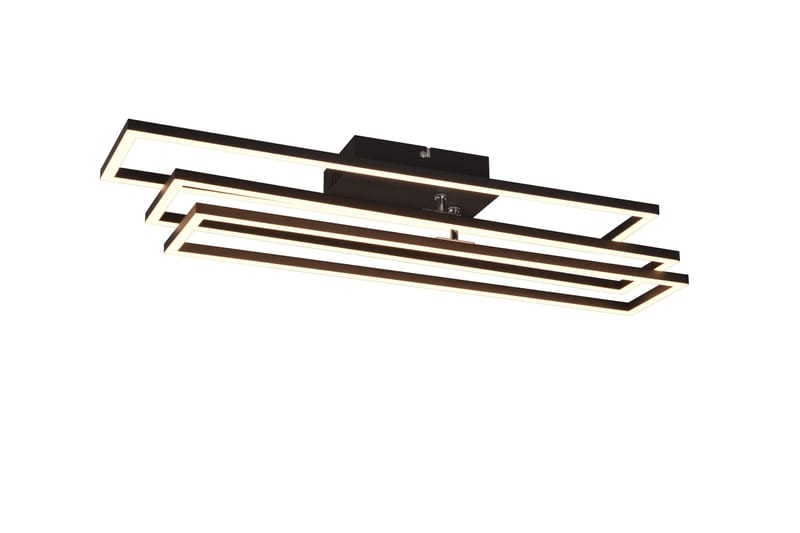 Trio Lighting Corso LED Taklampe Matt Svart - Belysning - Innendørsbelysning & Lamper - Taklampe - Plafondlampe