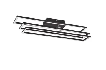 Trio Lighting Corso LED Taklampe Matt Svart - Belysning - Innendørsbelysning & Lamper - Taklampe - Plafondlampe