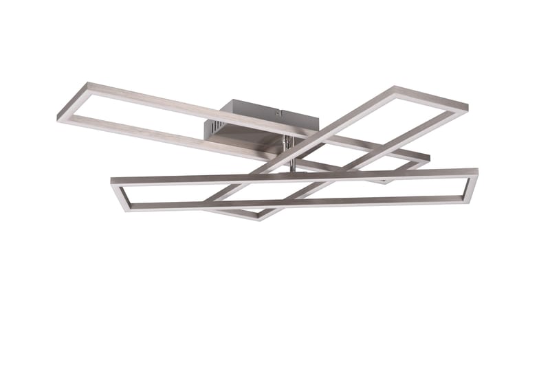 Trio Lighting Corso LED Plafond børstet stål - Belysning - Innendørsbelysning & Lamper - Taklampe - Plafondlampe