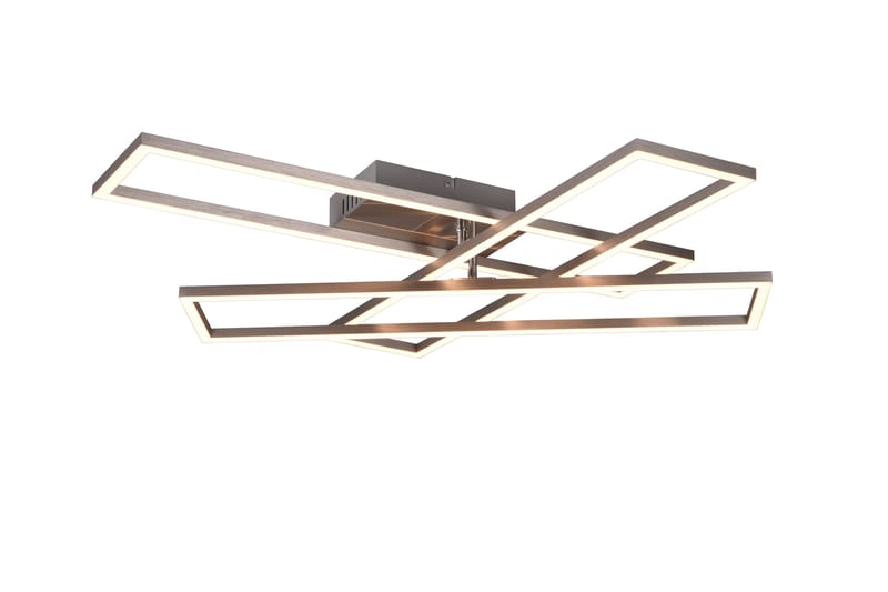Trio Lighting Corso LED Plafond børstet stål - Belysning - Innendørsbelysning & Lamper - Taklampe - Plafondlampe