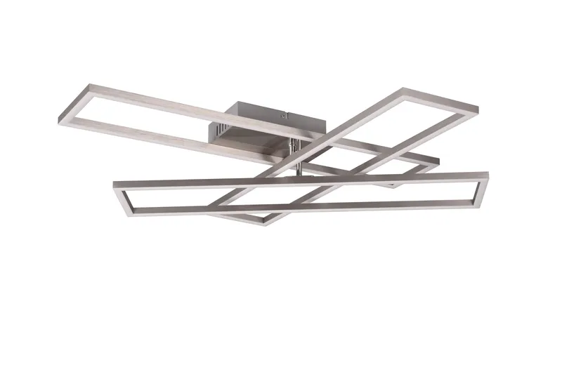 Trio Lighting Corso LED Plafond børstet stål, undefined