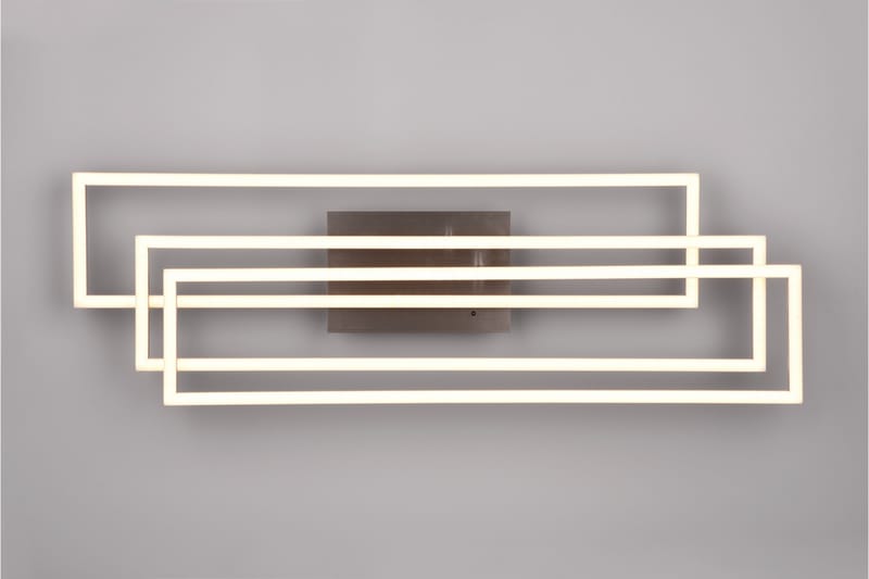 Trio Lighting Corso LED Plafond børstet stål - Belysning - Innendørsbelysning & Lamper - Taklampe - Plafondlampe