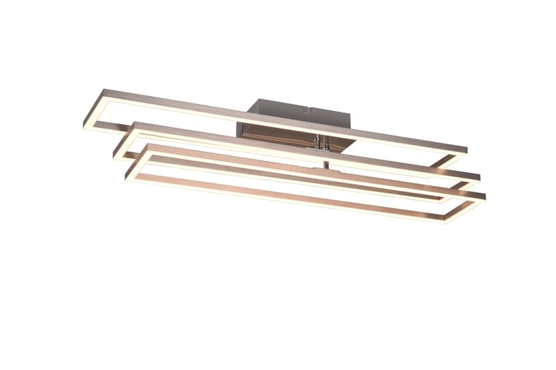 Trio Lighting Corso LED Plafond børstet stål - Belysning - Innendørsbelysning & Lamper - Taklampe - Plafondlampe