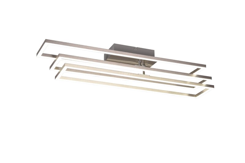 Trio Lighting Corso LED Plafond børstet stål - Belysning - Innendørsbelysning & Lamper - Taklampe - Plafondlampe