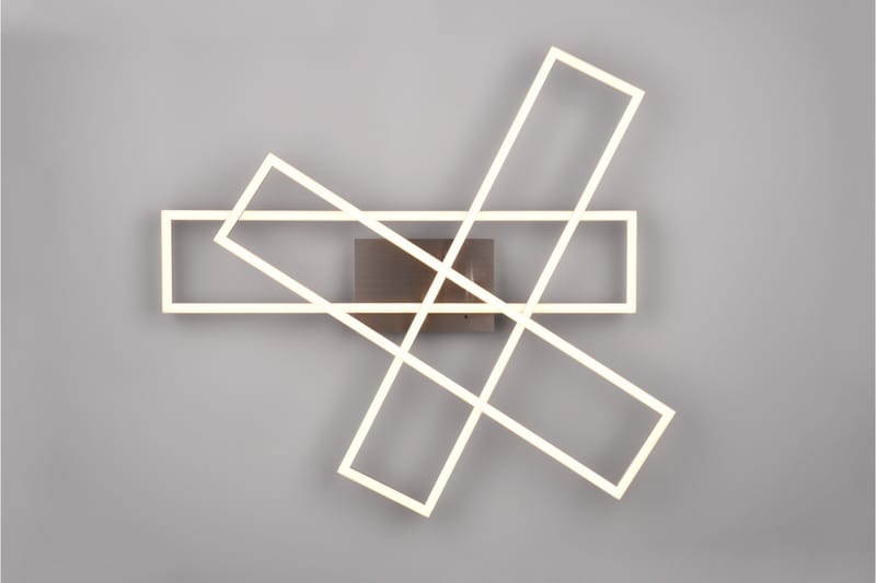 Trio Lighting Corso LED Plafond børstet stål - Belysning - Innendørsbelysning & Lamper - Taklampe - Plafondlampe