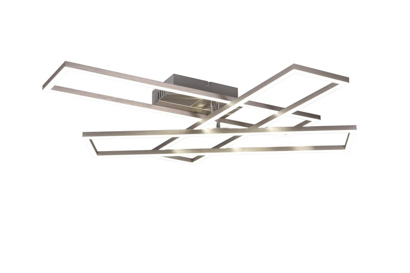 Trio Lighting Corso LED Plafond børstet stål - Belysning - Innendørsbelysning & Lamper - Taklampe - Plafondlampe