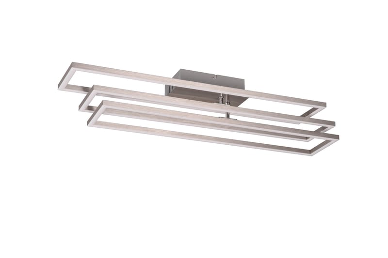 Trio Lighting Corso LED Plafond børstet stål - Belysning - Innendørsbelysning & Lamper - Taklampe - Plafondlampe