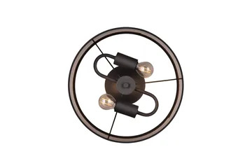 Trio Lighting Davos plafond 30 cm 2xE14 matt svart/greige - Belysning - Innendørsbelysning & Lamper - Taklampe - Plafondlampe