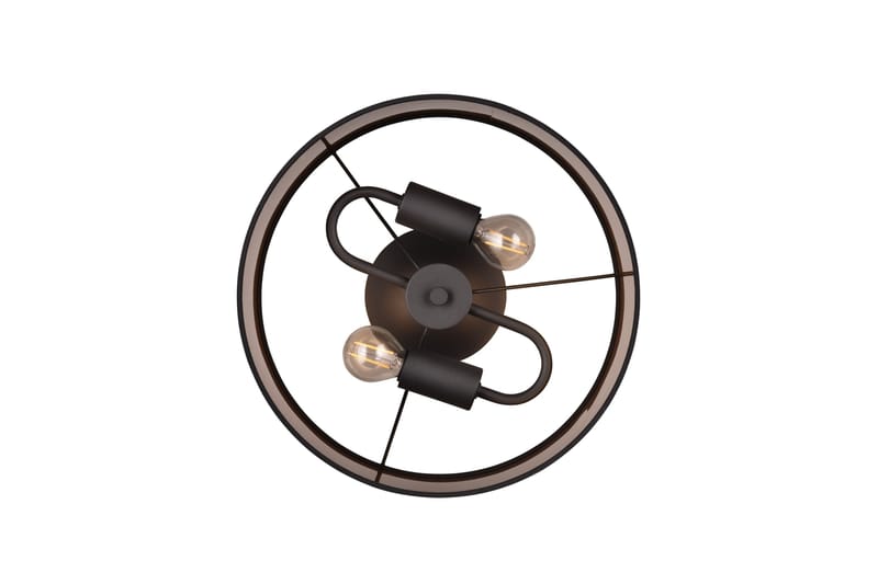 Trio Lighting Davos plafond 30 cm 2xE14 matt svart/greige - Belysning - Innendørsbelysning & Lamper - Taklampe - Plafondlampe