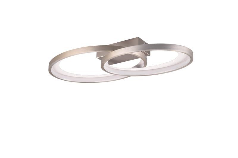 Trio Lighting Malaga LED Taklampe Børstet Stål - Belysning - Innendørsbelysning & Lamper - Taklampe - Plafondlampe