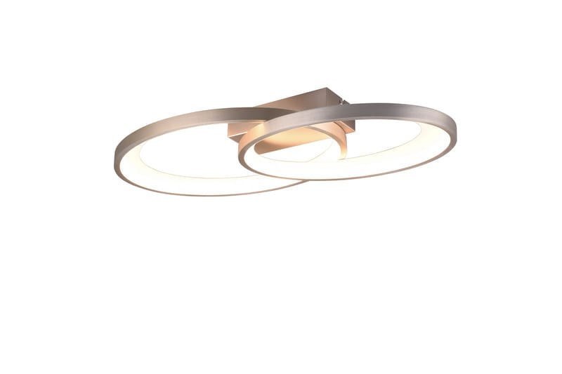 Trio Lighting Malaga LED Taklampe Børstet Stål - Belysning - Innendørsbelysning & Lamper - Taklampe - Plafondlampe