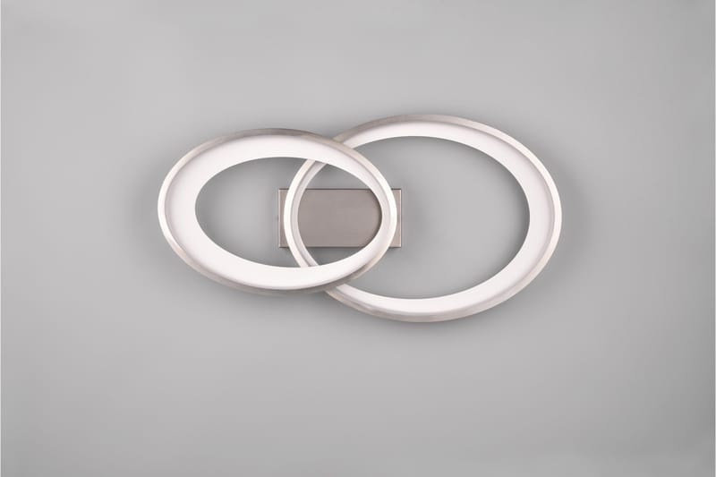 Trio Lighting Malaga LED Taklampe Børstet Stål - Belysning - Innendørsbelysning & Lamper - Taklampe - Plafondlampe