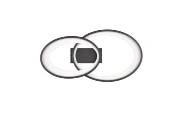 Trio Lighting Malaga LED Plafond matt svart - Belysning - Innendørsbelysning & Lamper - Taklampe - Plafondlampe
