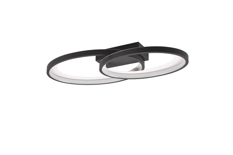 Trio Lighting Malaga LED Plafond matt svart - Belysning - Innendørsbelysning & Lamper - Taklampe - Plafondlampe