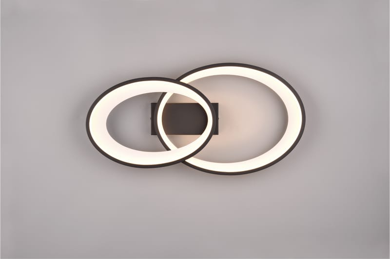 Trio Lighting Malaga LED Plafond matt svart - Belysning - Innendørsbelysning & Lamper - Taklampe - Plafondlampe