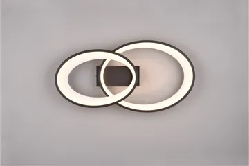 Trio Lighting Malaga LED Plafond matt svart - Belysning - Innendørsbelysning & Lamper - Taklampe - Plafondlampe