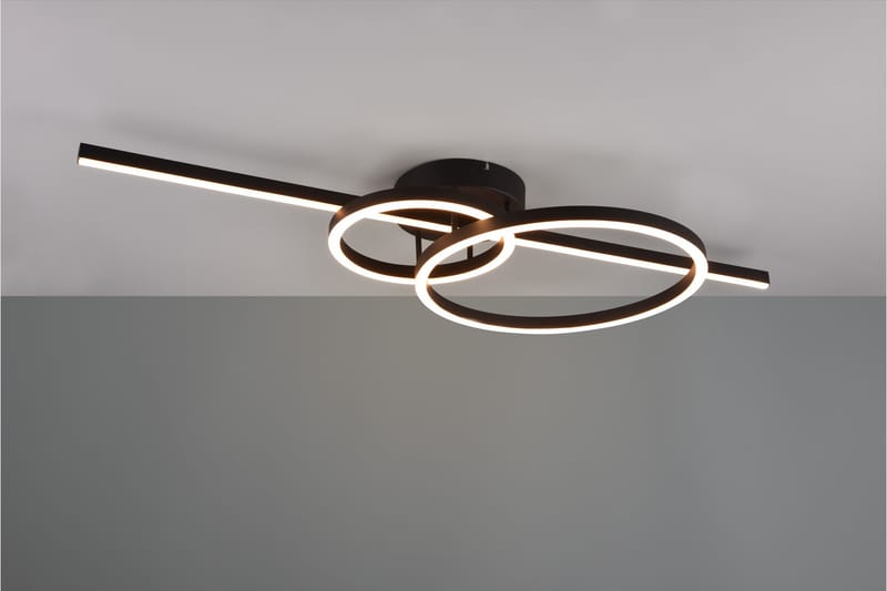 Trio Lighting Montilla LED plafond matt svart - Belysning - Innendørsbelysning & Lamper - Taklampe - Plafondlampe