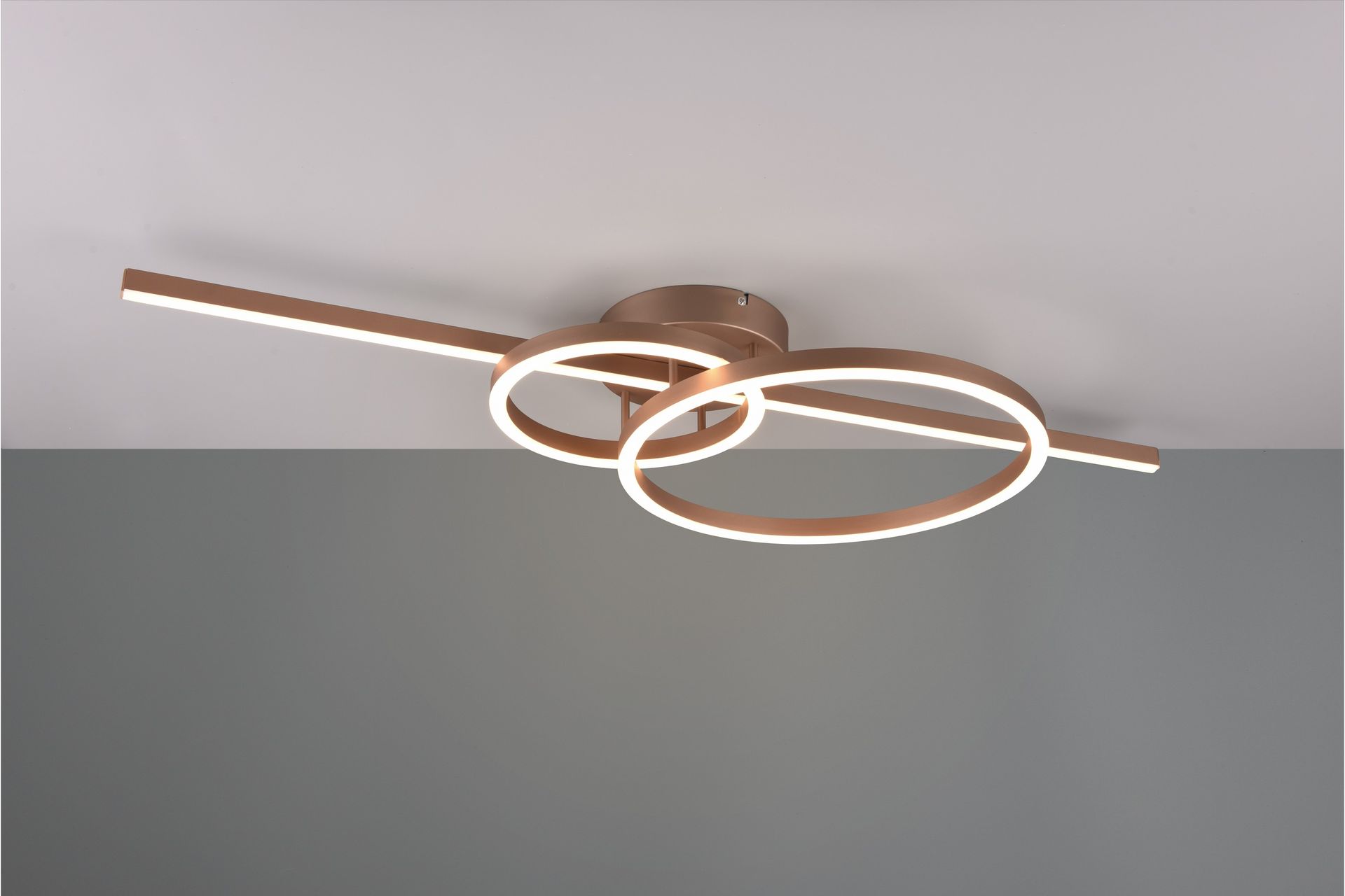 Trio Lighting Montilla LED plafond kaffe brun - Belysning - Innendørsbelysning & Lamper - Taklampe - Plafondlampe