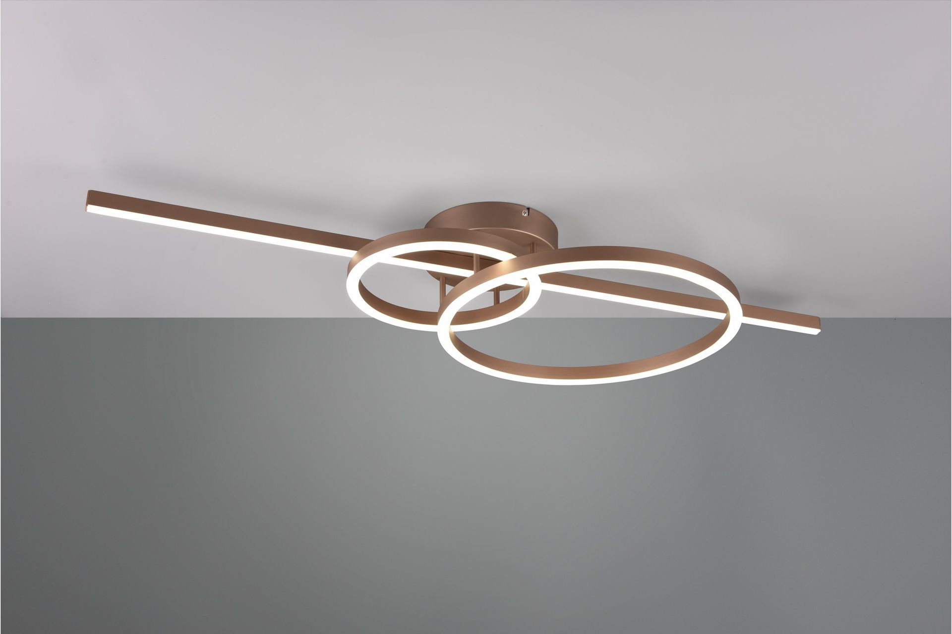 Trio Lighting Montilla LED plafond kaffe brun - Belysning - Innendørsbelysning & Lamper - Taklampe - Plafondlampe