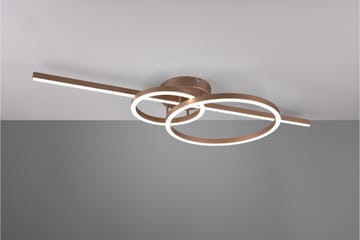 Trio Lighting Montilla LED plafond kaffe brun - Belysning - Innendørsbelysning & Lamper - Taklampe - Plafondlampe