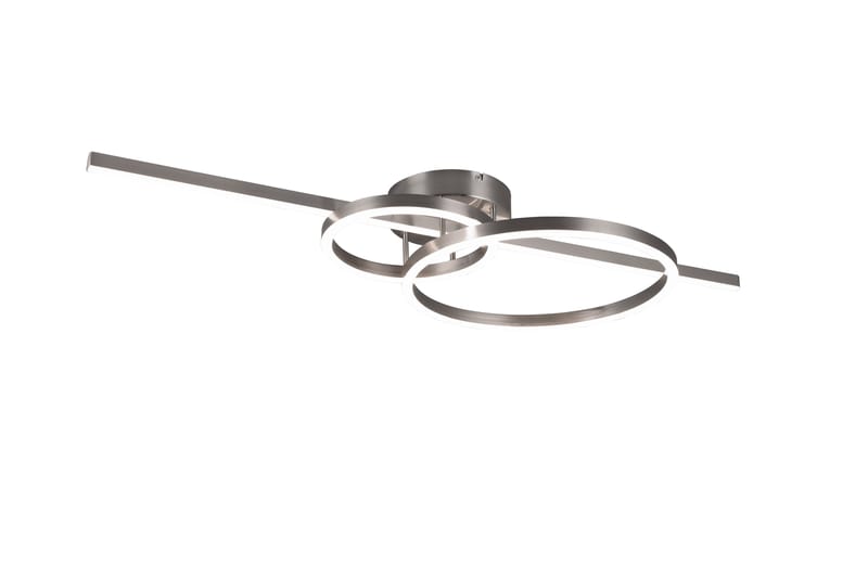 Trio Lighting Montilla LED Plafond Børstet Stål - Belysning - Innendørsbelysning & Lamper - Taklampe - Plafondlampe