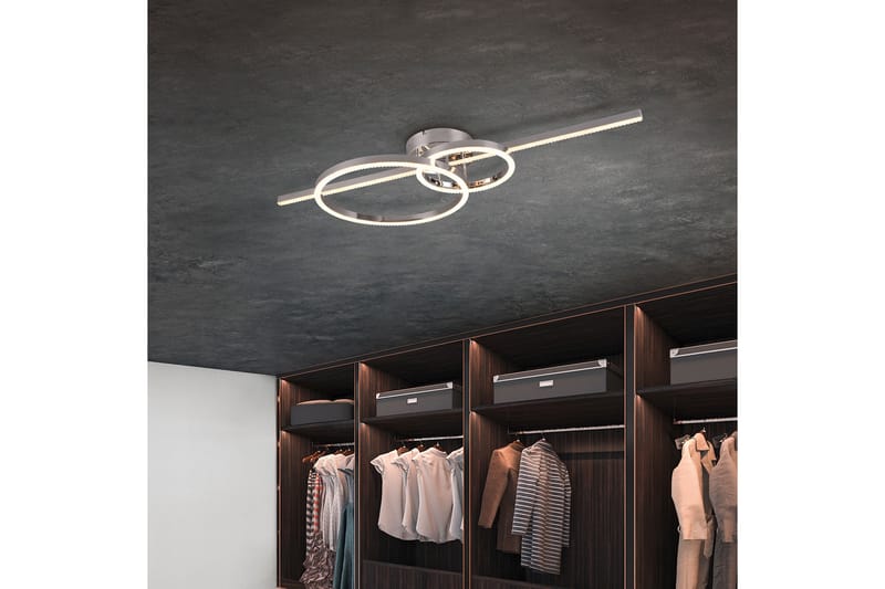 Trio Lighting Montilla LED plafond krom - Belysning - Innendørsbelysning & Lamper - Taklampe - Plafondlampe