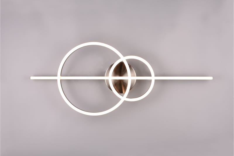 Trio Lighting Montilla LED Plafond Børstet Stål - Belysning - Innendørsbelysning & Lamper - Taklampe - Plafondlampe