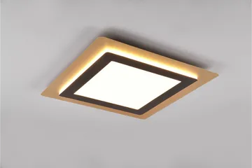 Trio Lighting Morgan LED Taklampe 45x45 cm Matt Svart/Gull - Belysning - Innendørsbelysning & Lamper - Taklampe - Plafondlampe
