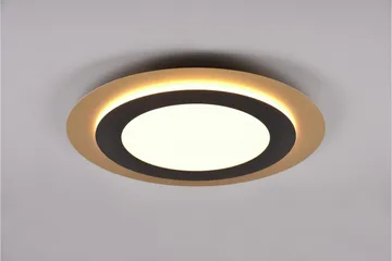 Trio Lighting Morgan LED plafond 45 cm matt svart/gull - Belysning - Innendørsbelysning & Lamper - Taklampe - Plafondlampe