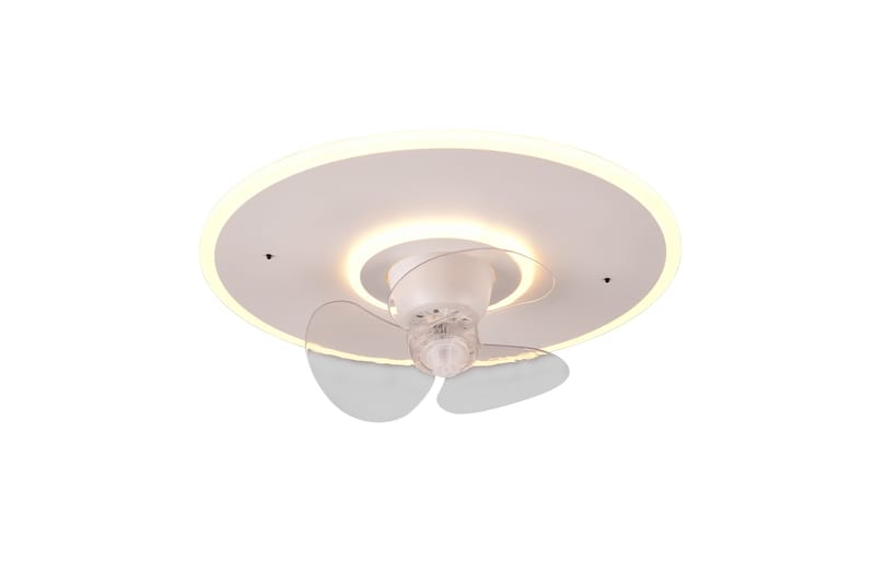 Trio Lighting Nybro LED Vifteplafond matt hvit - Belysning - Innendørsbelysning & Lamper - Taklampe - Plafondlampe