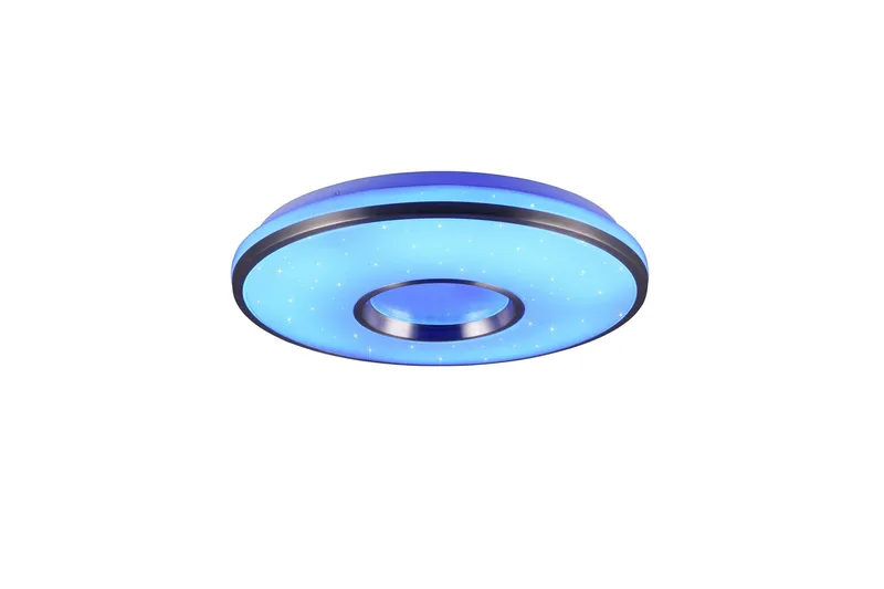 Trio Lighting Realta LED Taklampe 39 cm Børstet Aluminium RGBW - Belysning - Innendørsbelysning & Lamper - Taklampe - Plafondlampe