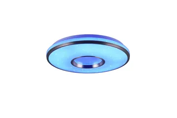 Trio Lighting Realta LED Taklampe 39 cm Børstet Aluminium RGBW - Belysning - Innendørsbelysning & Lamper - Taklampe - Plafondlampe