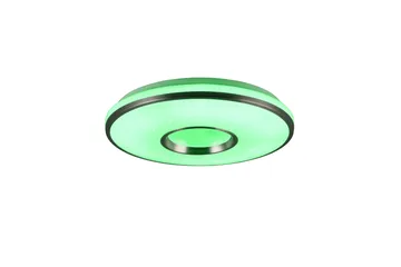 Trio Lighting Realta LED Taklampe 39 cm Børstet Aluminium RGBW - Belysning - Innendørsbelysning & Lamper - Taklampe - Plafondlampe